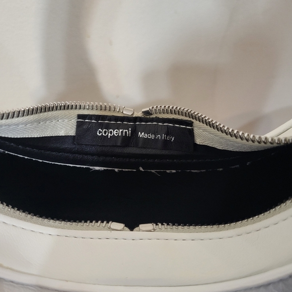 Coperni White Leather Ghost Swipe Skirted Bag - Picture 6 of 12